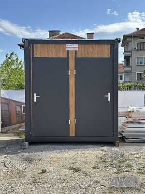 Санитарен контейнер с две тоалетни - 140х240