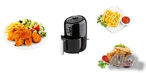 Фритюрник с горещ въздух SilverCrest SHF 1000 A1 1000W 1.6л air fryer еър фрайър