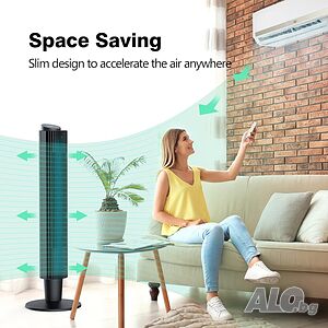 Вентилатор Herilios Fan TT-ТF005 Tower Air Cooler 40W Колонен вентилатор