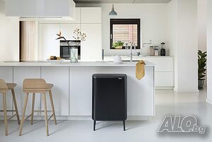 Двоен Кош за смет Brabantia ‎Bo Touch Hi 130625 2х30литра кош за отпадъци разделно събиране
