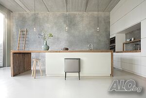 Кош за смет Brabantia Bo Touch 316043 33литра кош за отпадъци разделно събиране 3 отделения