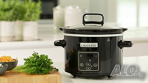 Уред за бавно готвене Crock Pot CSC061X Slow Cooker 2.4л 130W Съд за готвене с капак