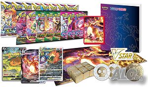 Пълен комплект карти за игра Pokemon TCG Sword and Shield Ultra-Premium Collection Charizard Pokemon