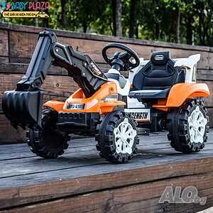Детски акумулаторен багер Strength Electric HSD 6105 Детски багер Детско превозно средство багерче