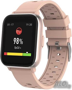 Смарт часовник Denver SW-165 Rose Smart спортна гривна температура кислород в кръвта Bluetooth