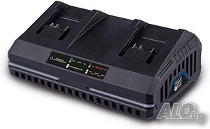 Двойно зарядно устройство Scheppach IXES SDBC4.5A 20V 240W Бързо зарядно устройство Зарядна станция