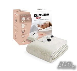 Електрическо одеяло с 2 зони Scaldasonno Imetec 16751 195x165 150W термо подложка ел одеяло