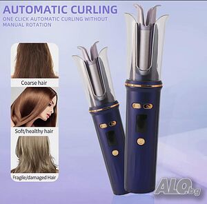 Автоматична маша за коса Gurling Iron HG-086 USB Керамична 360° въртене мобилна преносима за къдрици