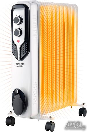 Маслен радиатор Adler AD7817 2500W 11 ребра електрически отоплител печка