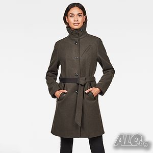 Дамско вълнено палто G-STAR Empral Wool Trench дамско зимно яке