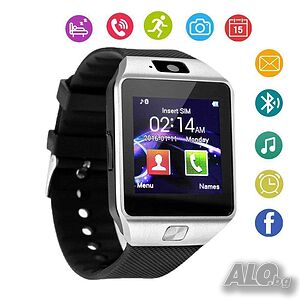 Смарт часовник с карта Ledvin Smart Watch DZ09 камера Sim карта bluetooth