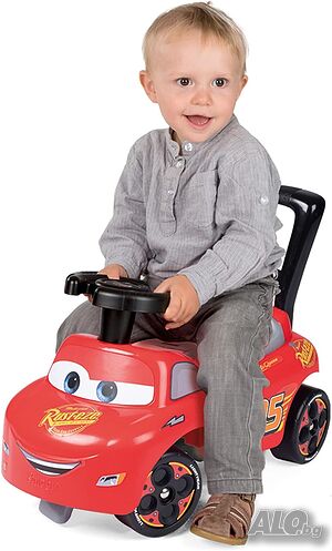 Количка за баланс Smoby Cars McQueen 720534 балансиор Количка за бутане МакКуин