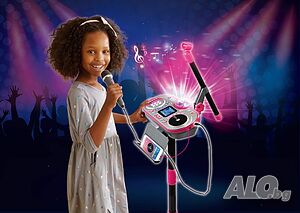 Музикално студио Vtech Kidi Superstar DJ 80-531703 Детски микрофон със стойка DJ пулт караоке