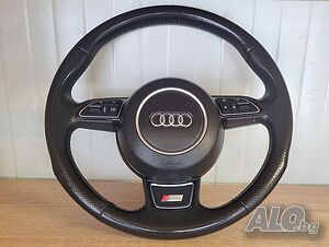 Продавам уникален кожен мулти волан за Audi A6 A7 2011 до 2018 с аербег