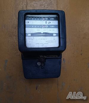 Монофазен двутарифен електромер