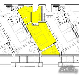 Апартамент L6-8 с морска гледка - Aqua Vista, Поморие