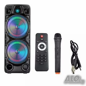 Bluetooth тонколона speaker ZQS-8210 2x8” 4800mAh