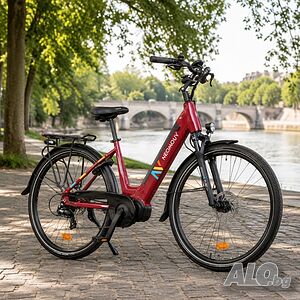 Електрически велосипед 26″ с батерия 522Wh, мотор 250W и пробег до 100 км - алуминиева рамка, 7 скор
