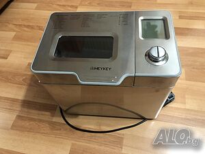 Хлебопекарна 550W Meykey, инокс, с отделение за семена, внос от Германия - 50 евро.