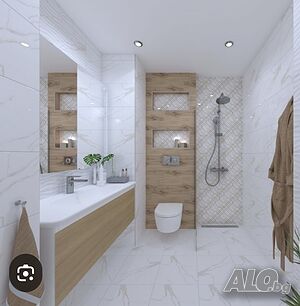 Полагане на плочки, фаянс за бани, довършителни работи, шпакловка!