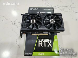 EVGA RTX 3060 12GB - КАТО НОВА | Оригинална кутия | Перфектна