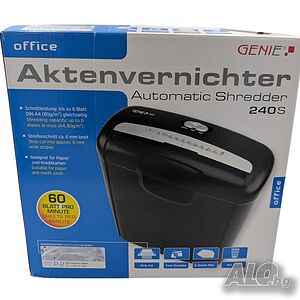 Професионален шредер за документи Genie240S 10л