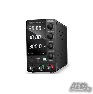 ANIMABG DC лабораторен захранващ блок станция, 120V, 3A, 300W, Черен