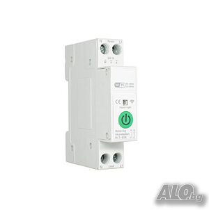 ANIMABG Многофункционален смарт Tuya WiFi 1-63A 1P+N електромер, Прекъсвач, Предпазител