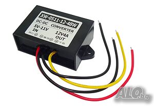 ANIMABG Повишаващ DC/DC конвертор от 5-11V на 12V, 4А
