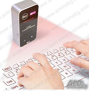 ANIMABG Компактна лазерна клавиатура с bluetooth