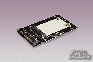 ANIMABG Преобразувател mSATA към SATA 2.5 Адаптер