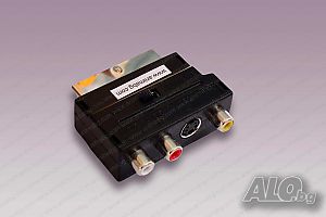 ANIMABG Scart към S-Video AV двупосочен адаптер