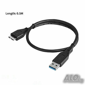 ANIMABG Кабел USB 3.0 за връзка към кутия за хард диск Seagate, HDD