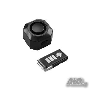 ANIMABG Безжична вибрационна аларма за велосипед, USB зареждане, 1 брой дистанционно управление