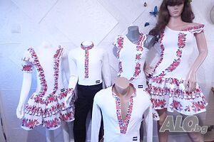 Детски рокли с етно мотиви за спортни танци