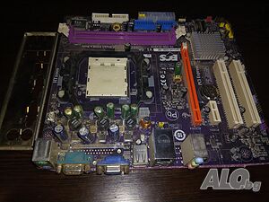 Нова Дънна платка ECS GeForce6100SM-M2 | Socket AM2, DDR2 + Задна планка