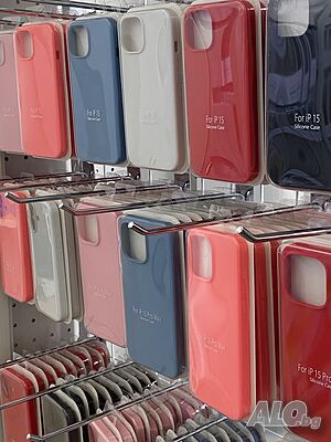 Калъф Silicone Case (6 цвята) iPhone 15, 16 / Pro / Pro Max