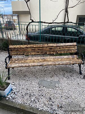 Ретро стил градинска пейка