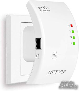 NETVIP WiFi Усилвател на Сигнал - 300Mbps
