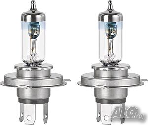Комплект 2 броя халогенни крушки Formula 1 H4 CL 470 - 12V, 60/55W, P43t - +130% повече светлина