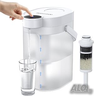 Електрическа кана с филтър за вода Waterdrop ED06W FreshTaste - 6.5 л