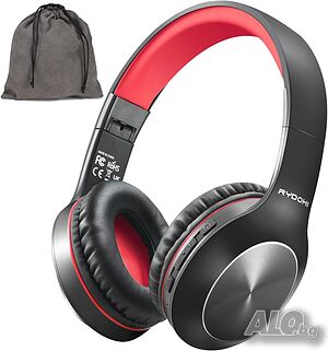 Rydohi Bluetooth Over-Ear Безжични слушалки с микрофон - 68 часа работа, Bluetooth, 3 EQ режима