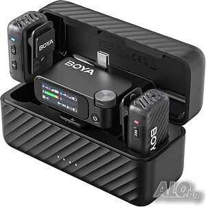 BOYA BOYAMIC 2 Безжични микрофони - професионален звук за смартфон, камера и компютър