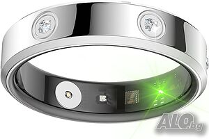 Елегантен смарт пръстен за активност, пулс, сън и спорт HR01SV10 Smart Ring