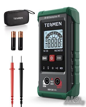 Цифров мултиметър с автоматичен режим, NCV и 4000 отчета TESMEN TM-510 Smart Digital Multimeter