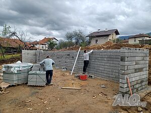 Груб Строеж Огради Подпорни Стени Фундаменти