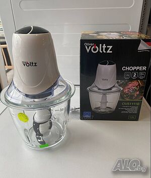 Чопър, 300W/1.5л., 2степени, стъклена купа, бял
