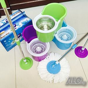 Моп за почистване на под - ламинат - spin mop 360