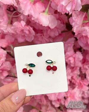 Обеци cherries