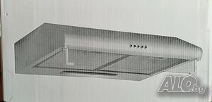 Абсорбатор, 160W, класик, бял, AMK- 2119IX, 160W, класик, INOX, 2 мотора